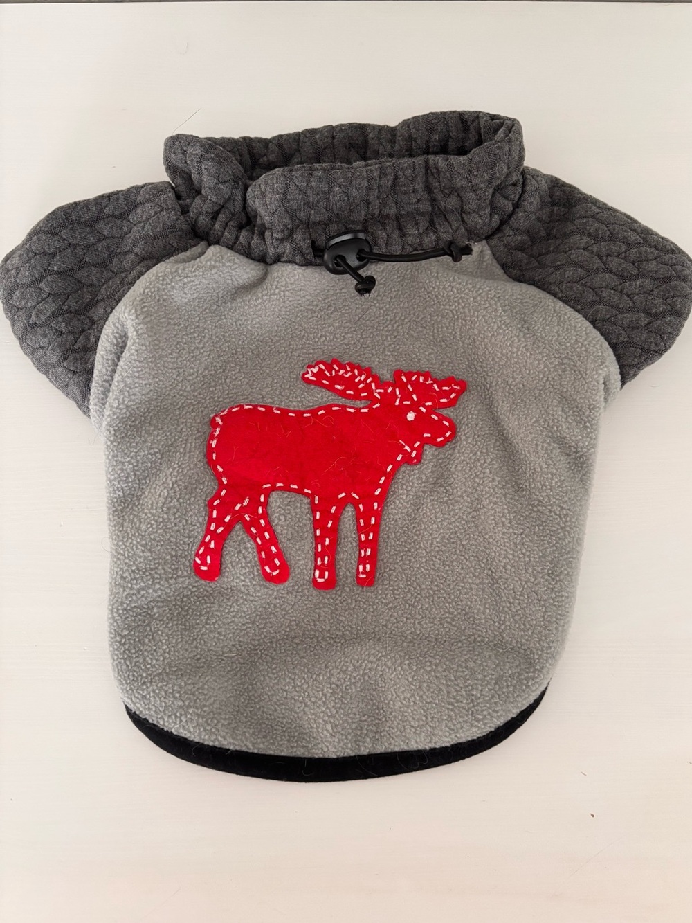 MARTHA STEWART PETS Fleece Moose Sweatshirt Sz S